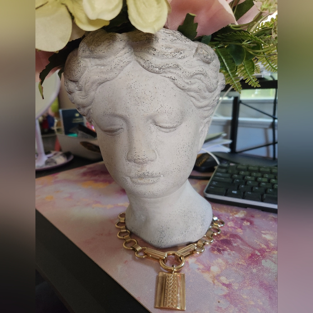 Dannijo Elisa gold Toned statement necklace